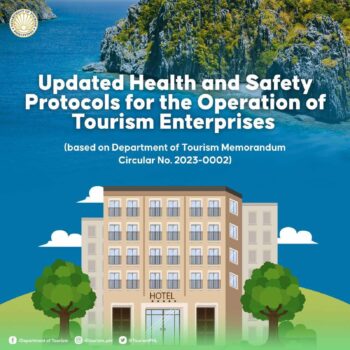 RELAXATION OF HEALTH AND SAFETY PROTOCOLS FOR THE OPERATION OF TOURISM ENTERPRISES
